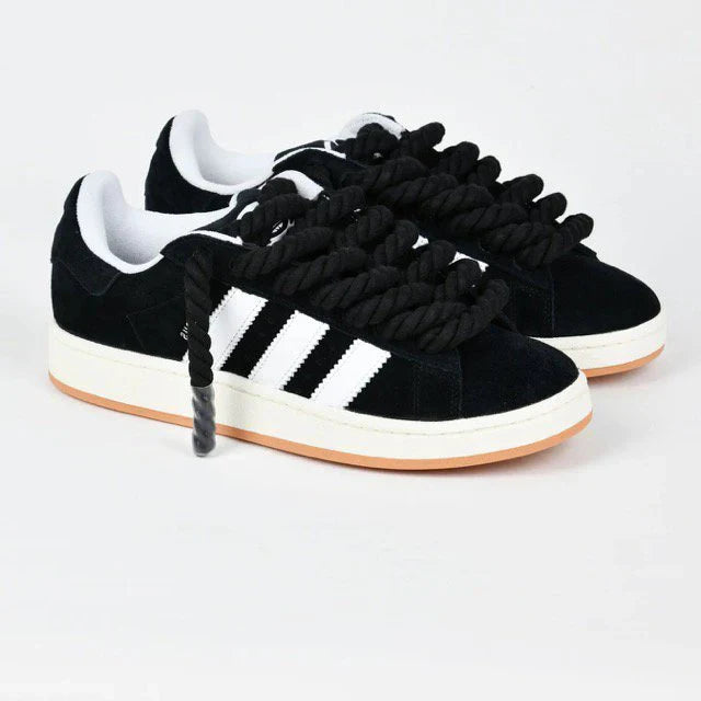 Adidas Originals Junior Campus 00S Black with rope laces Sneaker