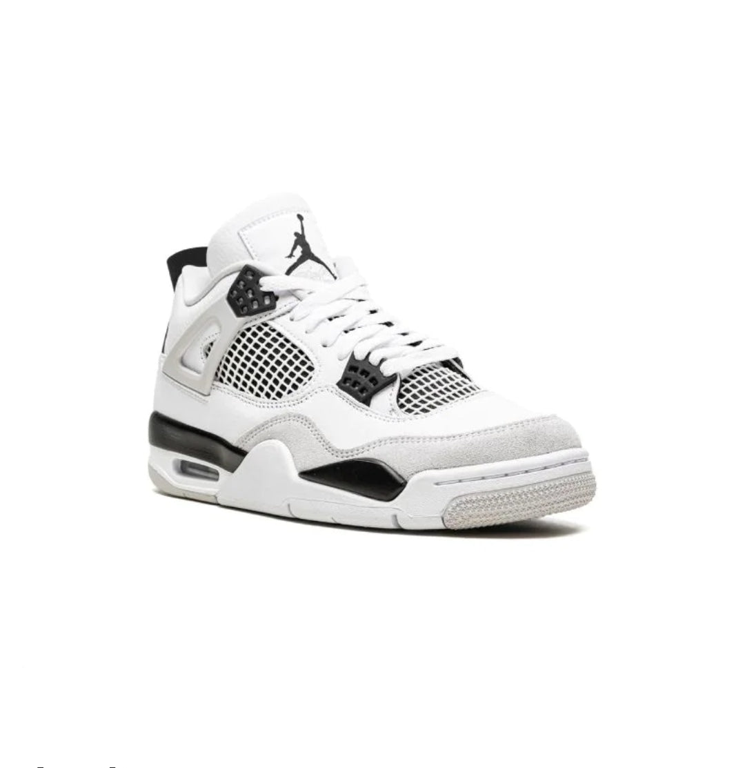 AIR JORDAN 4 RETRO "WHITE OREO " SNEAKERS