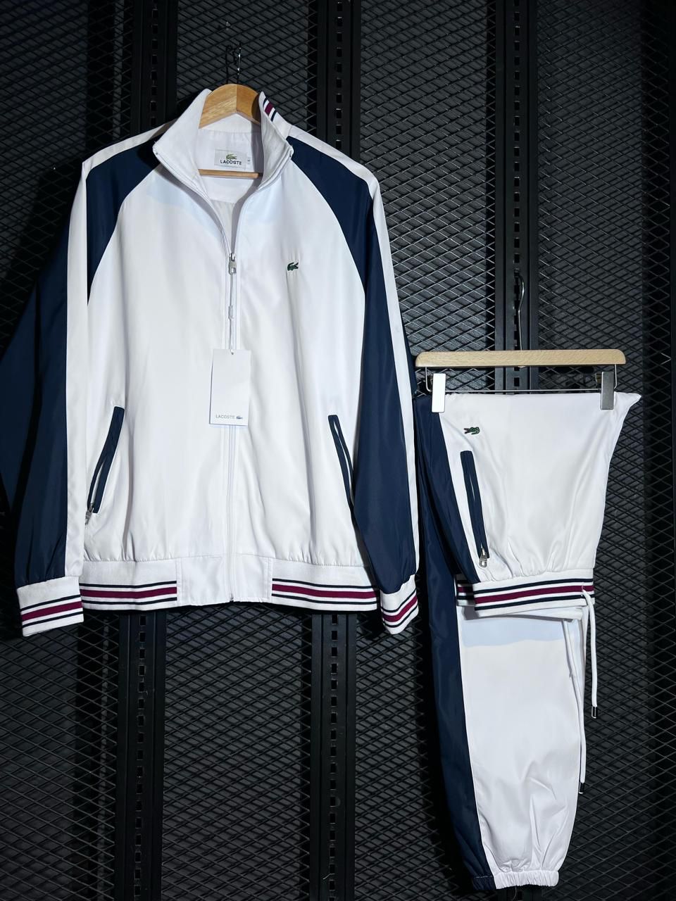 Lacoste Tracksuit 'White'