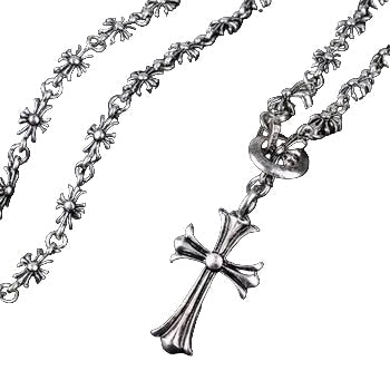 Chrome heart necklace