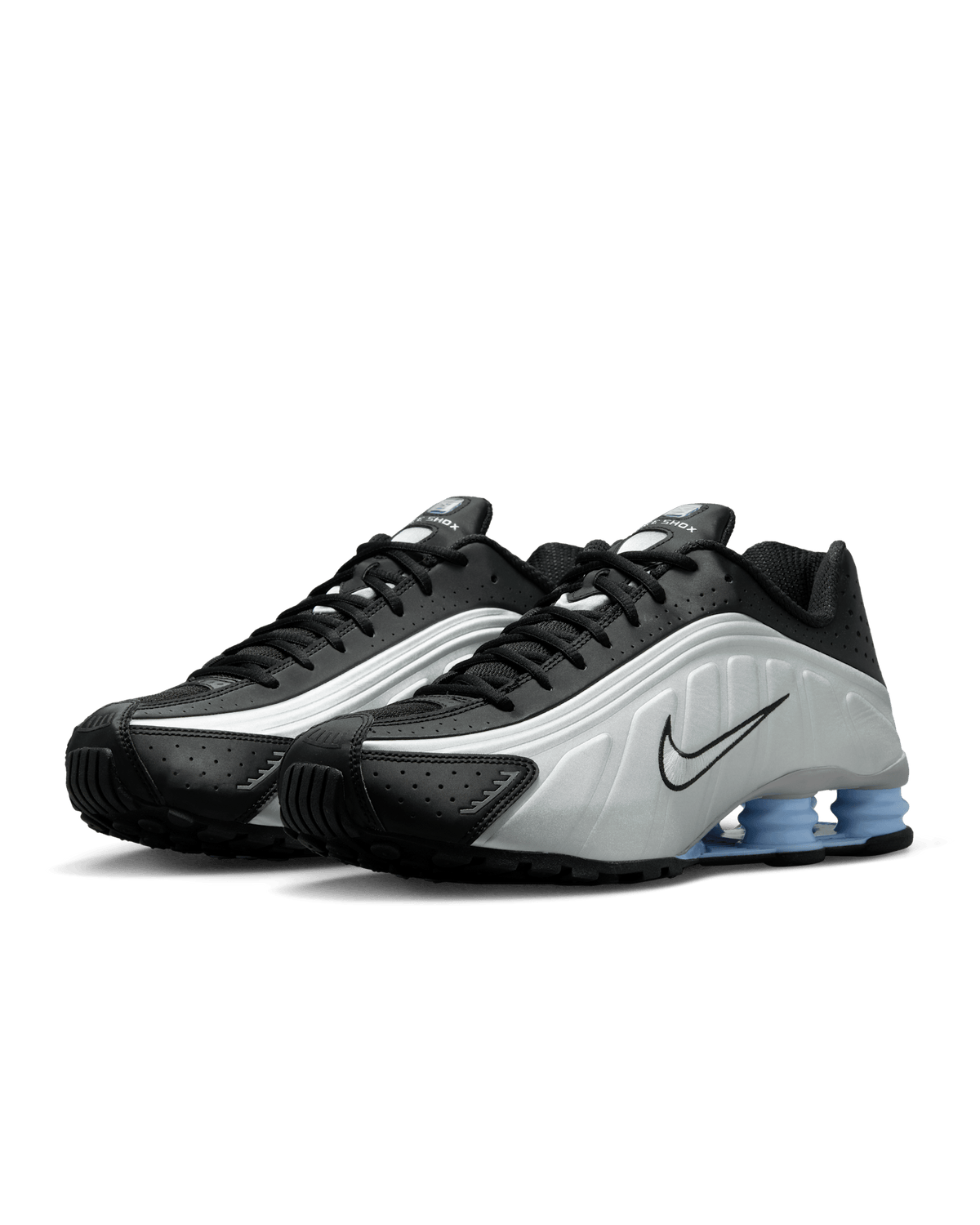 Nike shox R4 silver n black