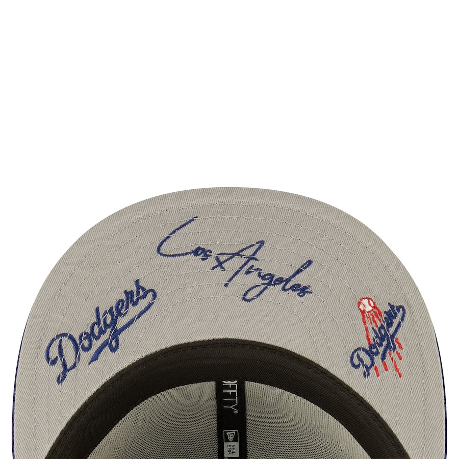 Los Angeles Dodgers New Era Identity 59FIFTY Fitted Hat - Royal