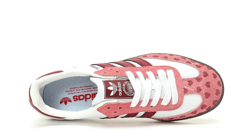 Adidas Samba OG White Pink Heart
