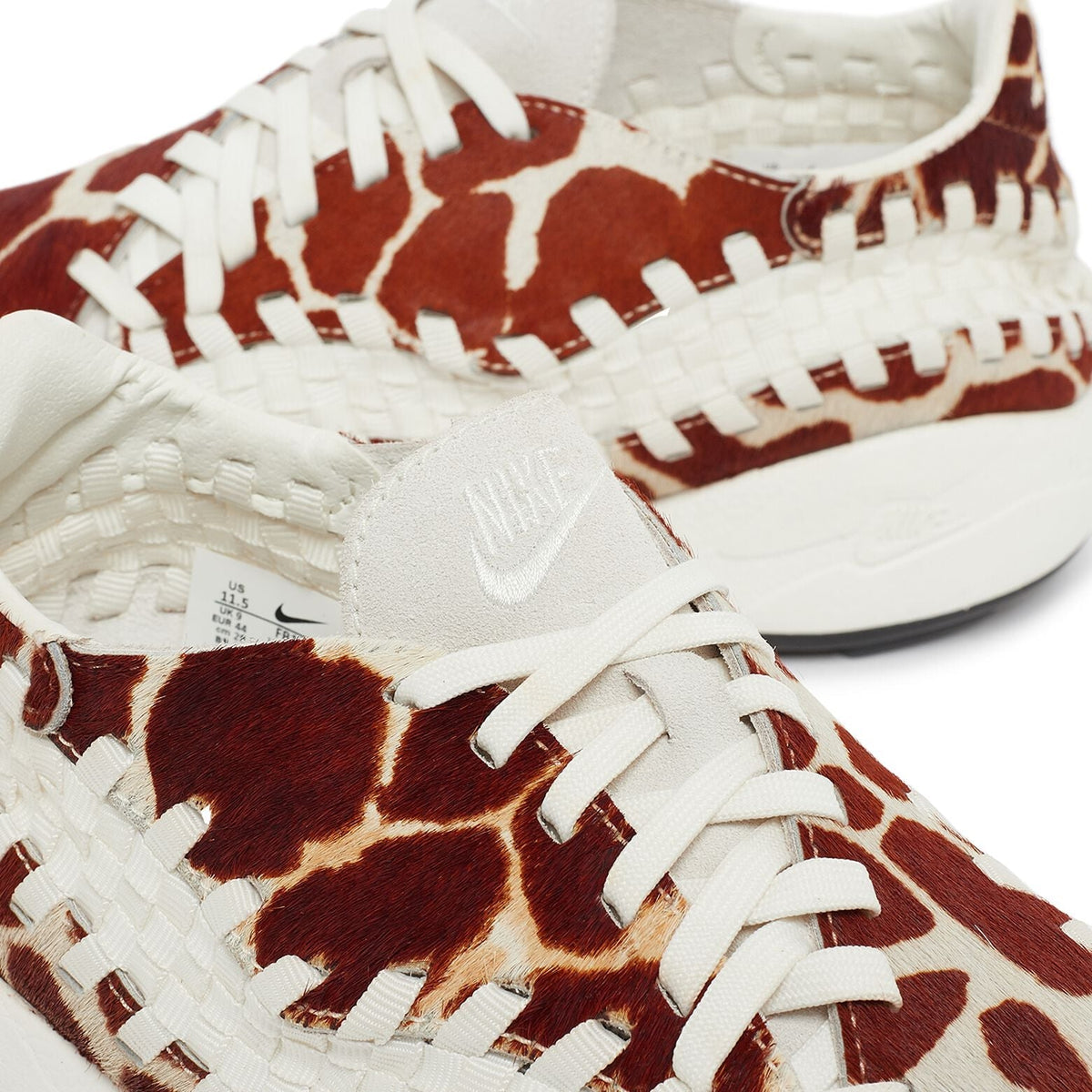 Nike Air Footscape Woven cow print sneakers