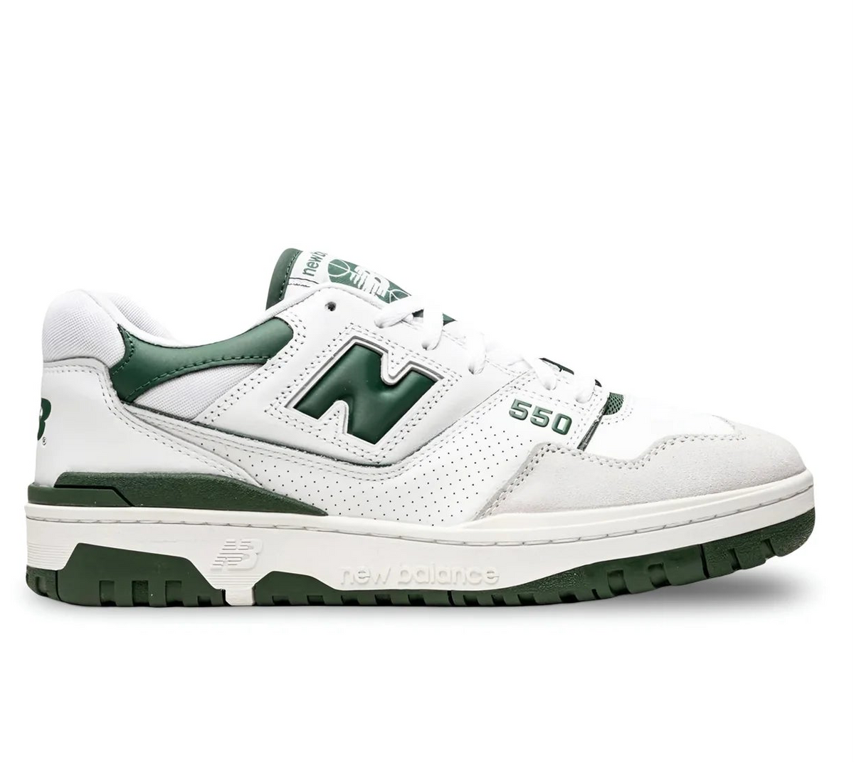 New Balance 550 sneakers WhiteTeam Forest Green