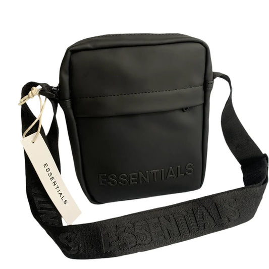 ESSENTIALS FEAR OF GOD (BLACK) CROSS BODY SIDE BAG