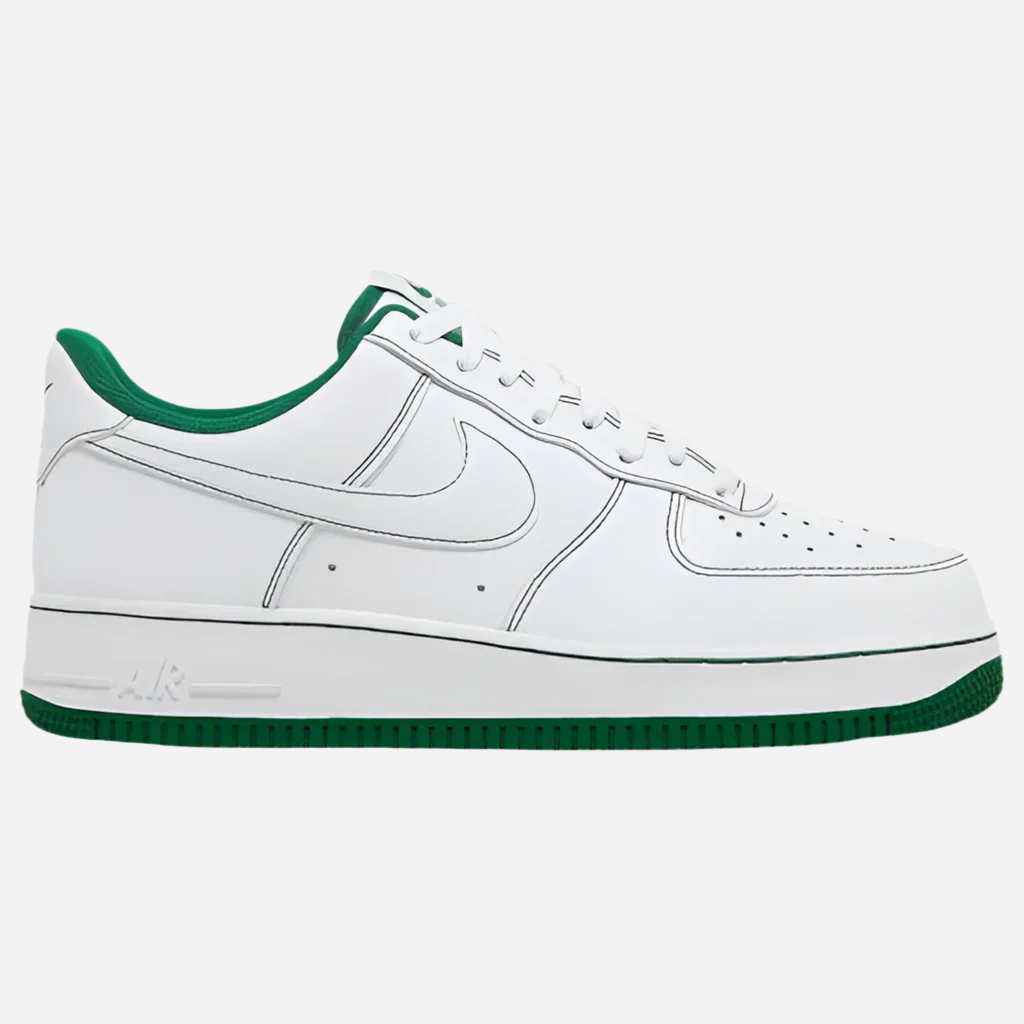 Air force 1 Pine Green Outline