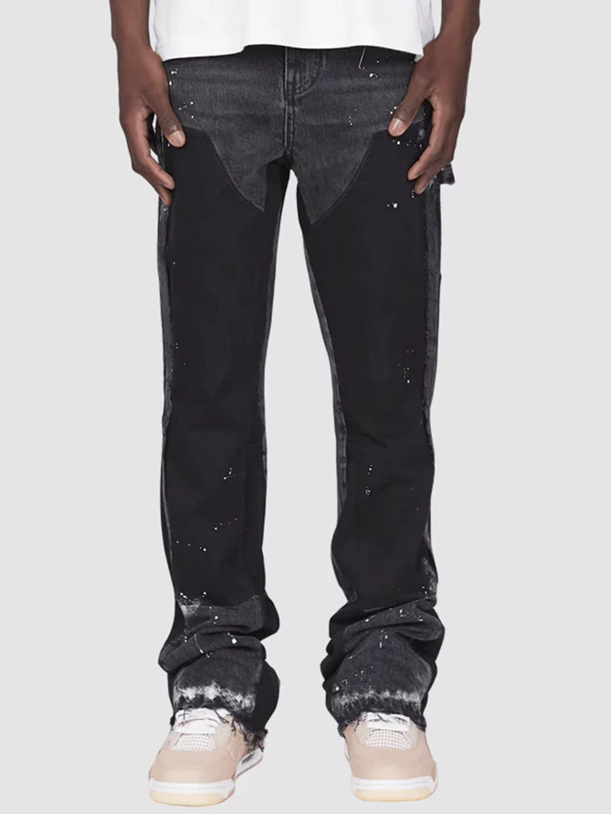 Baggy Retro Flared Jeans