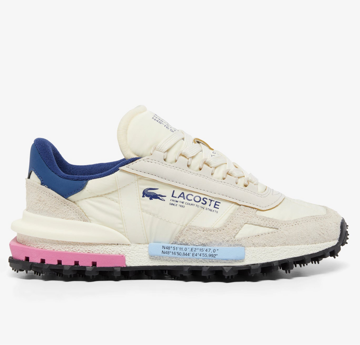 Lacoste Women's Elite Active Trainers "Offwhite/navy"