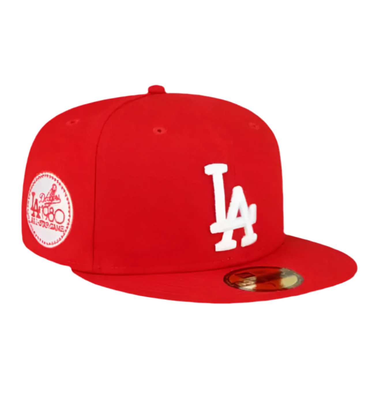 New Era Red Los Angeles Dodgers Fitted Cap