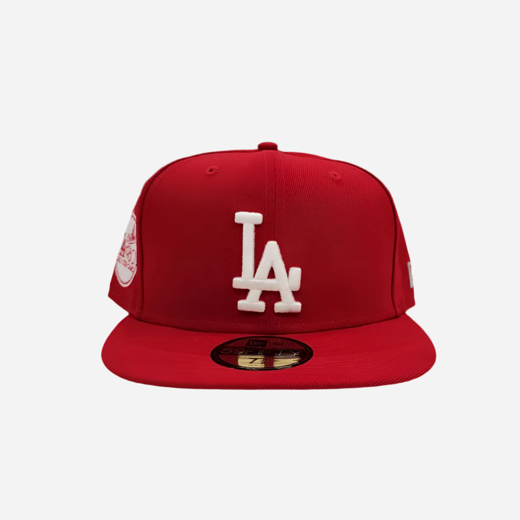 New Era Red Los Angeles Dodgers Fitted Cap