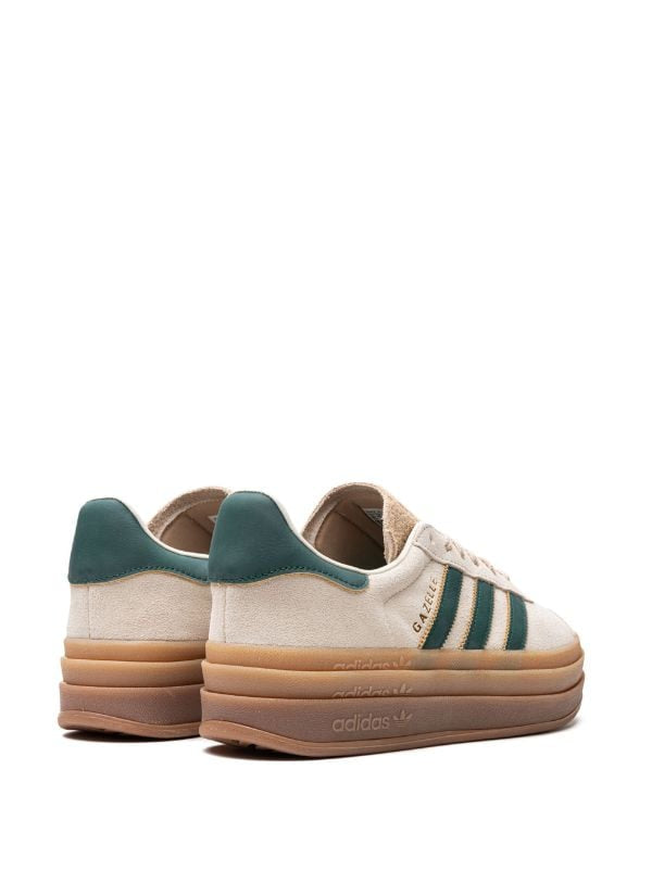 Adidas Gazelle Bold 'Cream Collegiate/Green' sneakers