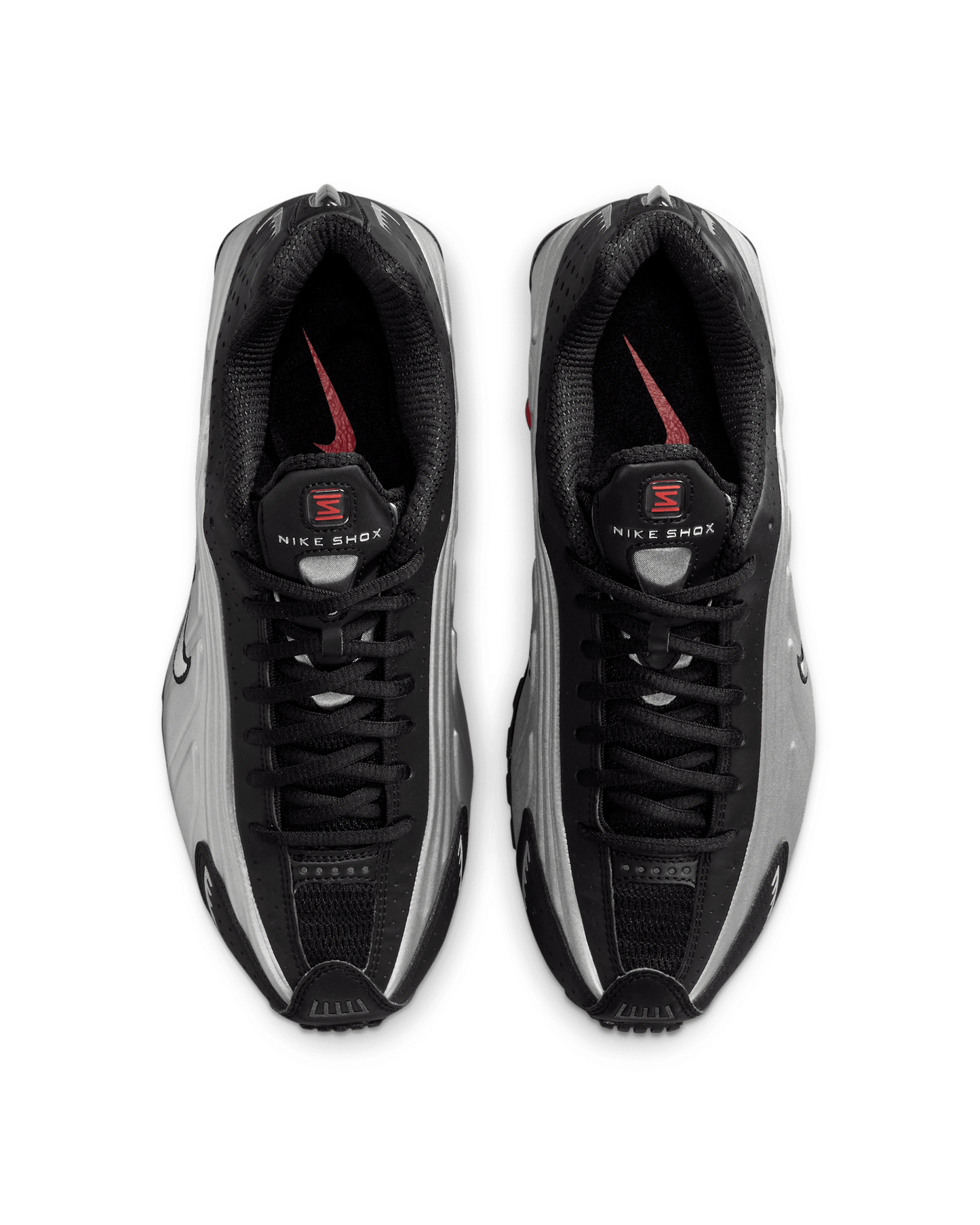 Nike shox R4 metallic silver TL￼