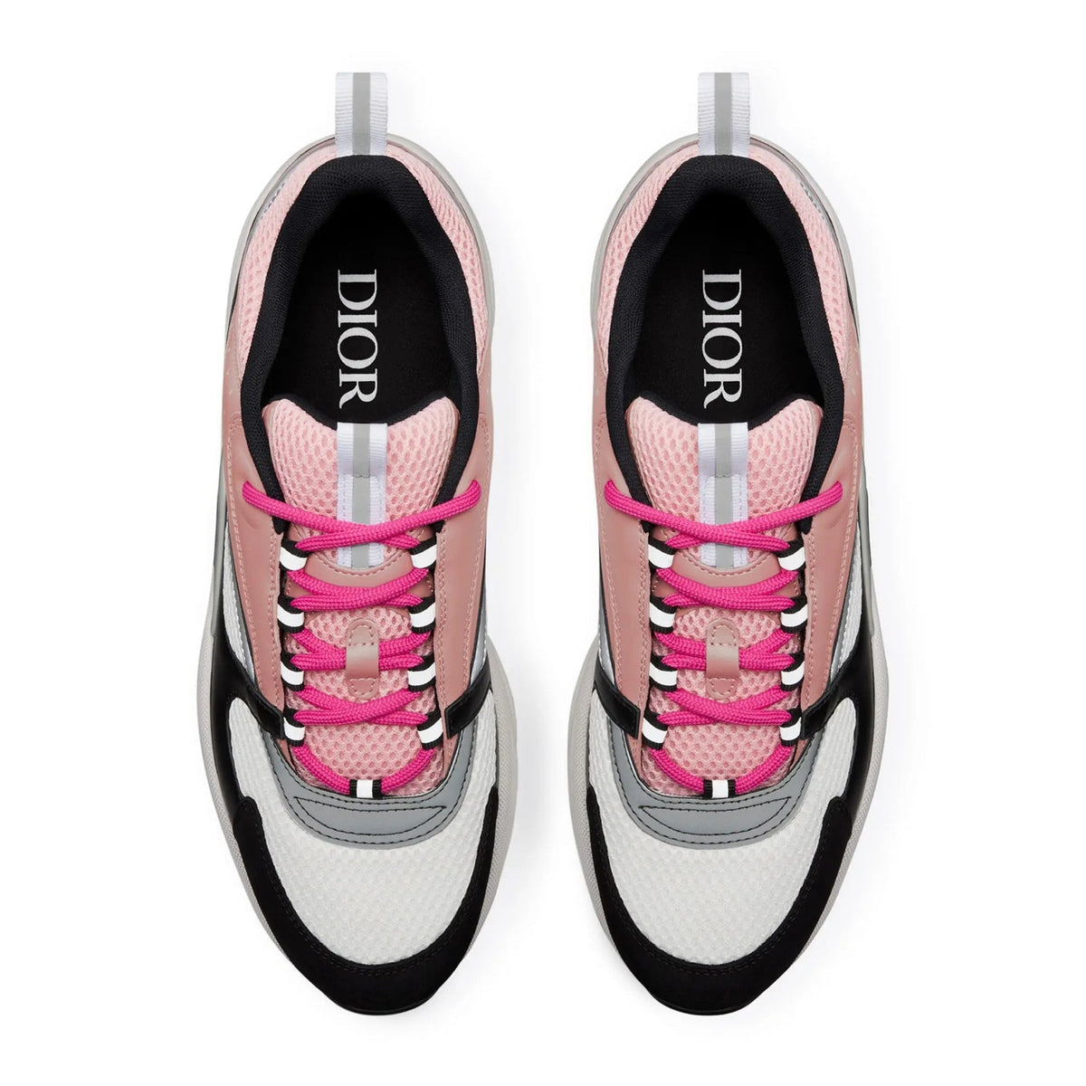 Dior B22 Pink White Black Calfskin Trainer FULLY BOXED