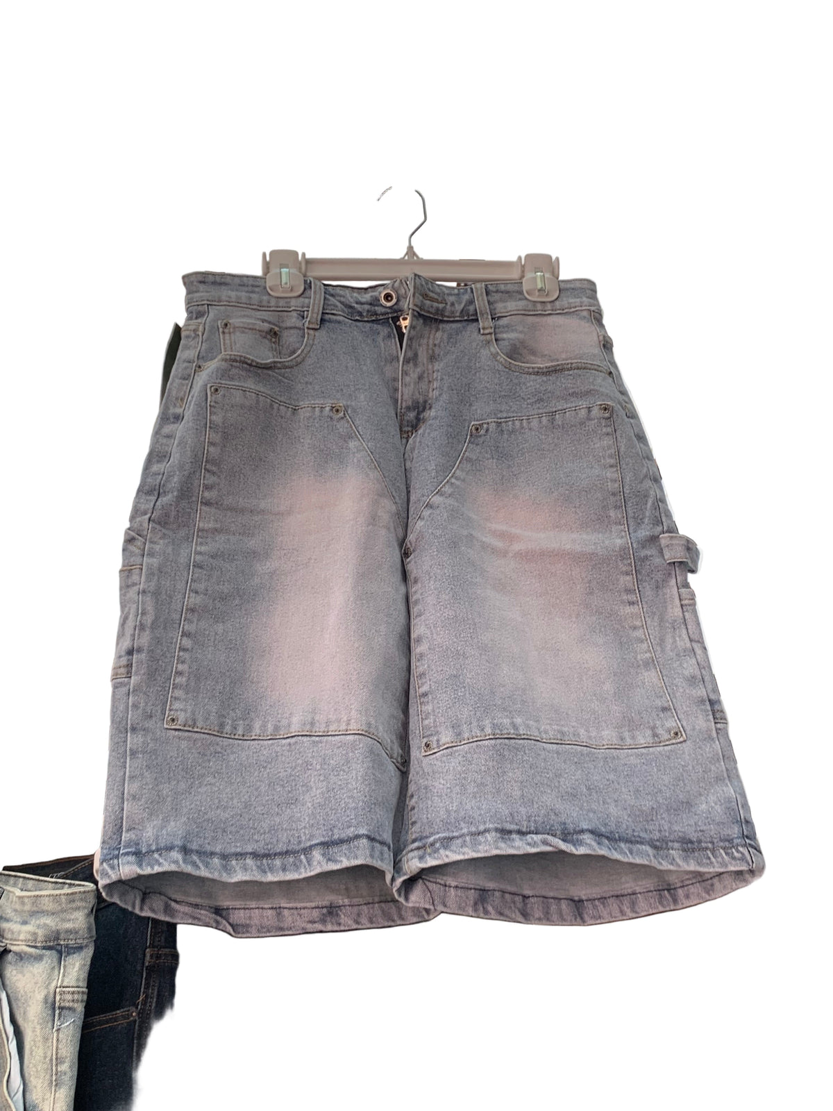 Denim washed short