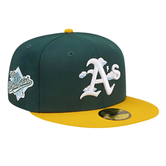 MLB Oakland Athletics Comic Cloud Fitted Cap