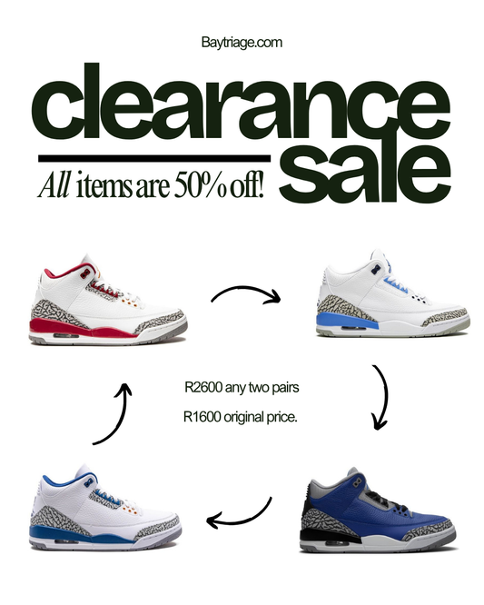 Any 2 Jordan 3's