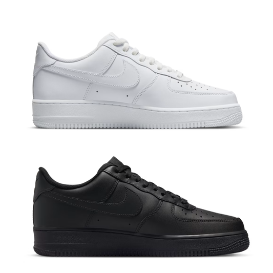 2x AirForce 1s (Black and White) Regular price